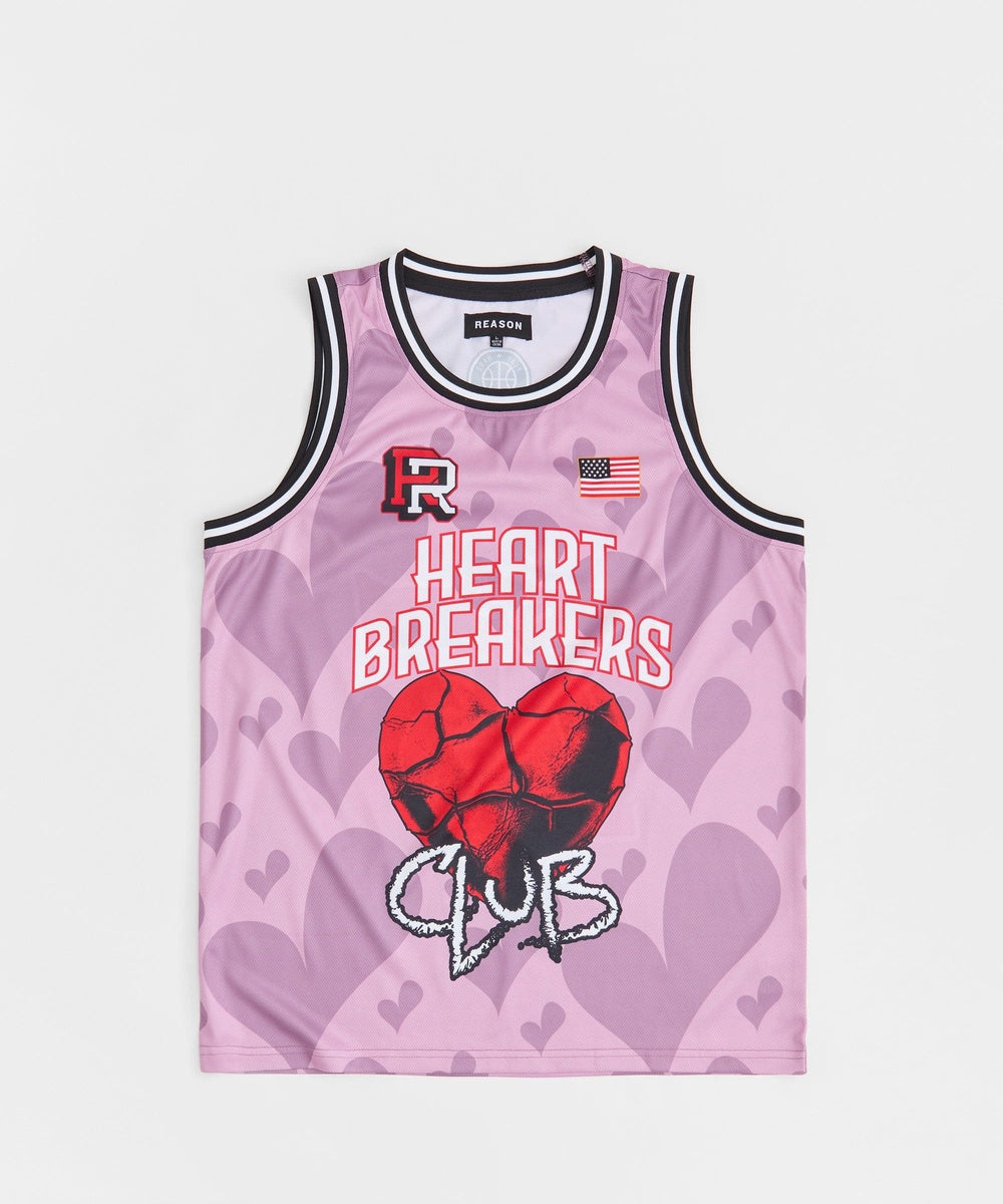 Heart Breakers Club Basketball Jersey - Mauve