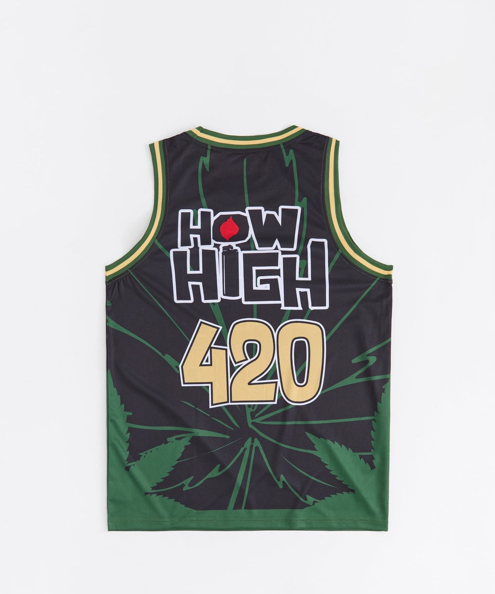 How High Basketball Jersey - Black