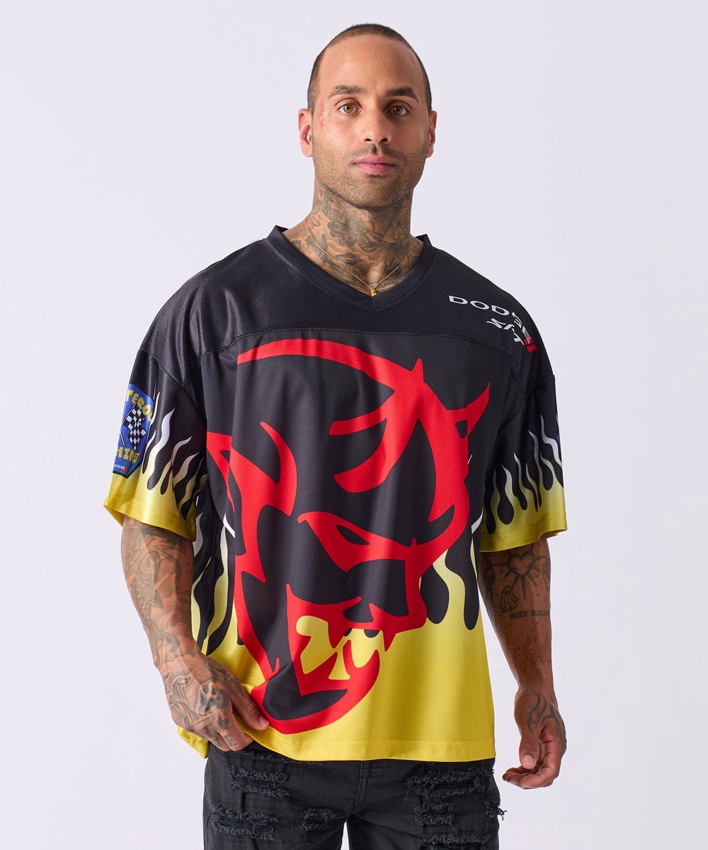 Dodge Football Jersey - Black