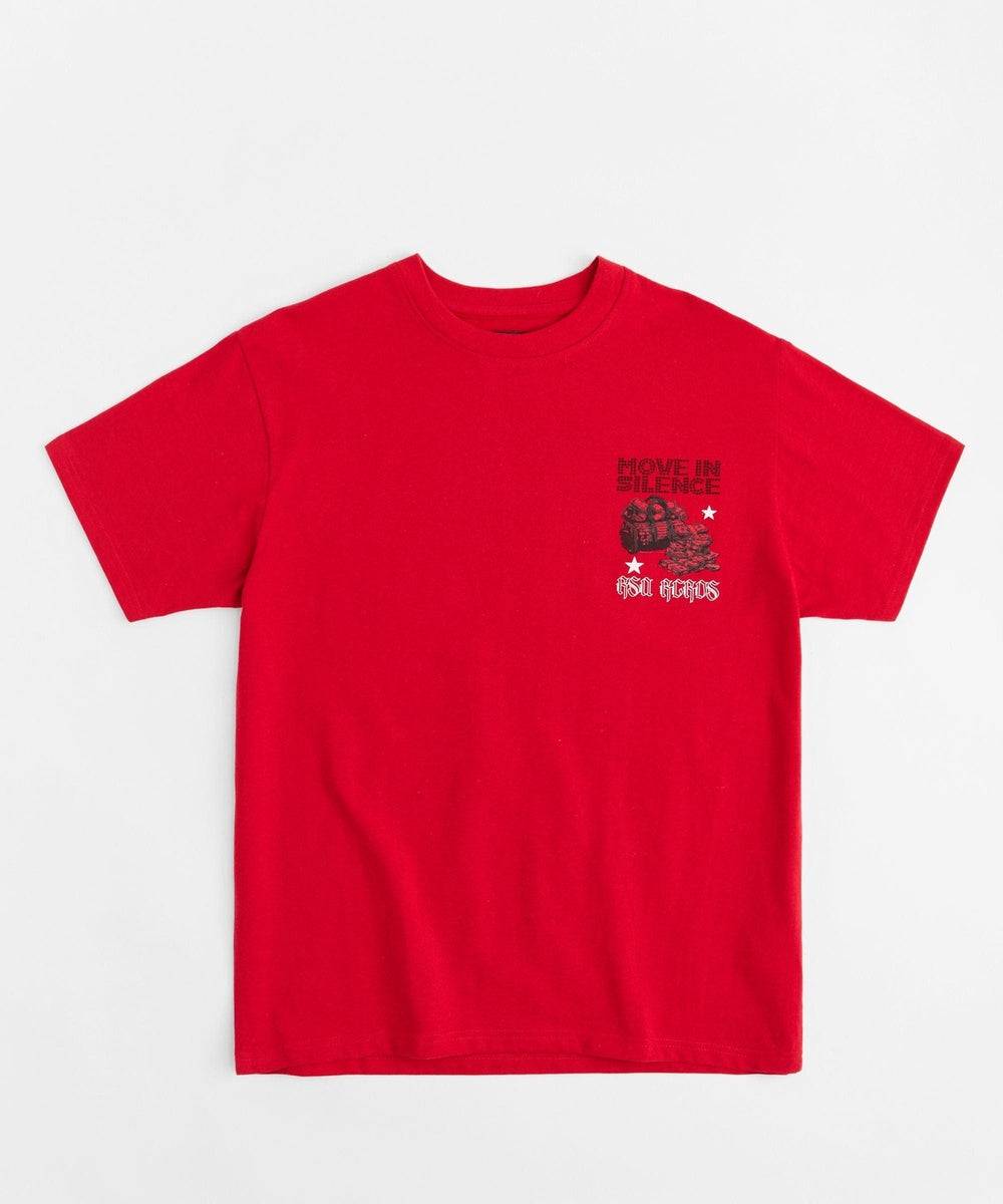 Hustle Over Hype Short Sleeve Tee - Red