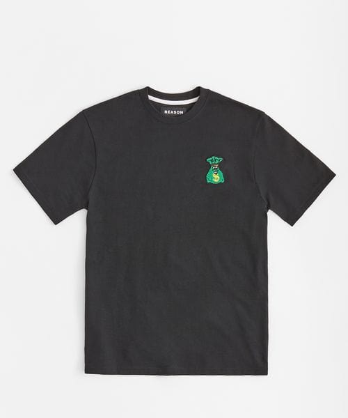 Money Bags Short Sleeve Tee - Black