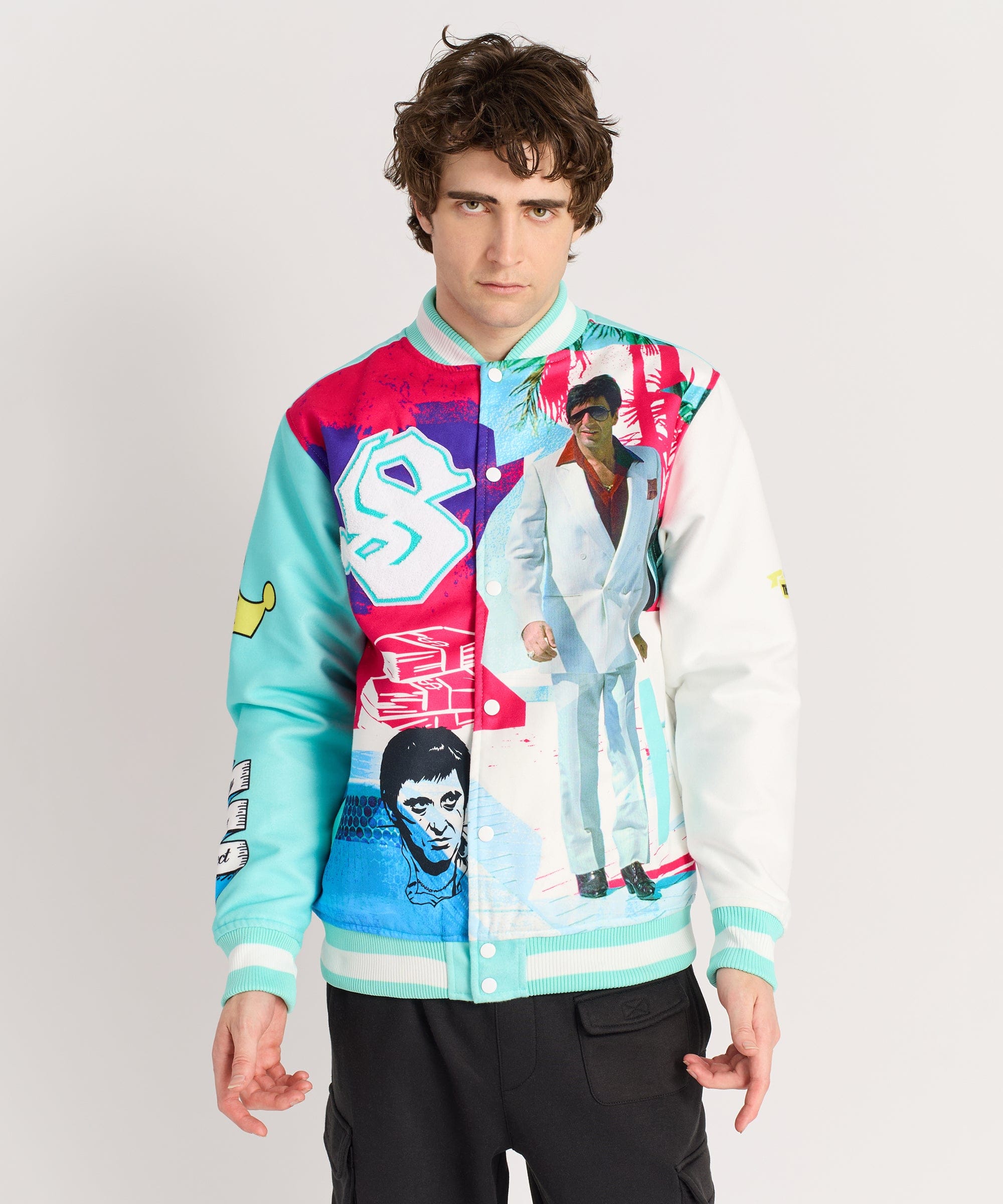 Scarface Retro Varsity Jacket - Multi